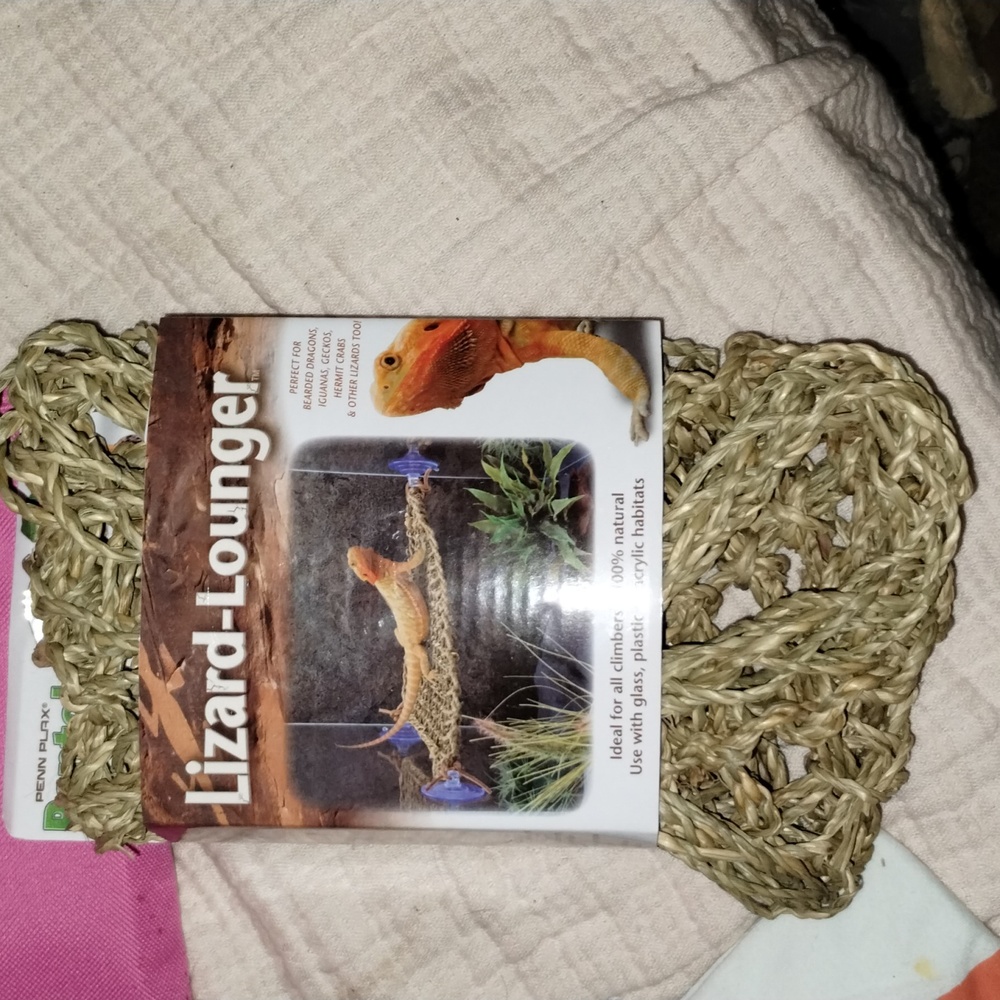 Lizard Lounger jute hammock